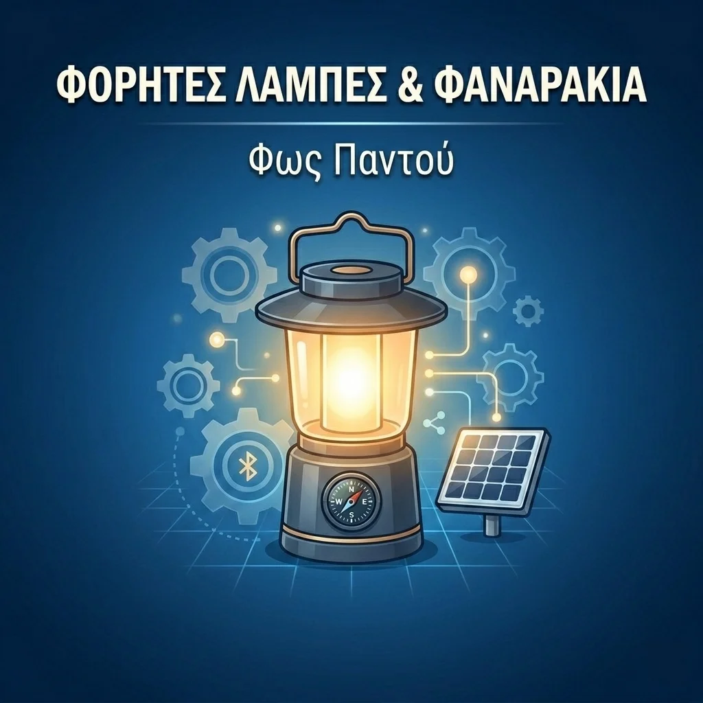cat_forites lampesfanarakia Επαναφορτιζόμενος φακός & φαναράκι LED - CA2025 - 169118