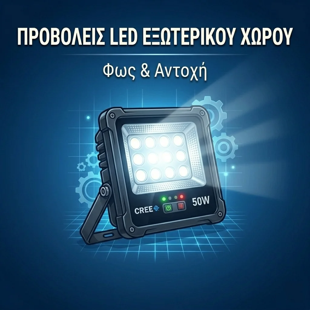 cat_provoleis_exwterikou Προβολέας LED - 300W - 6500K - 002312