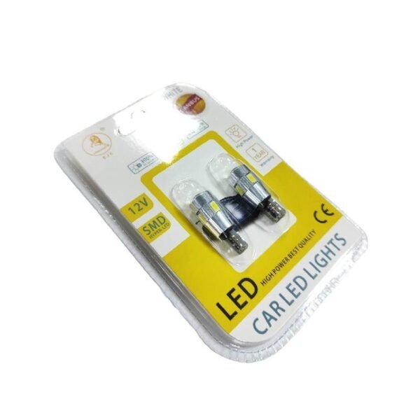 EJC Λάμπες Αυτοκινήτου Canbus T10-5630-6SMD LED 12v 2τμχ ψυχρό φως - LED light