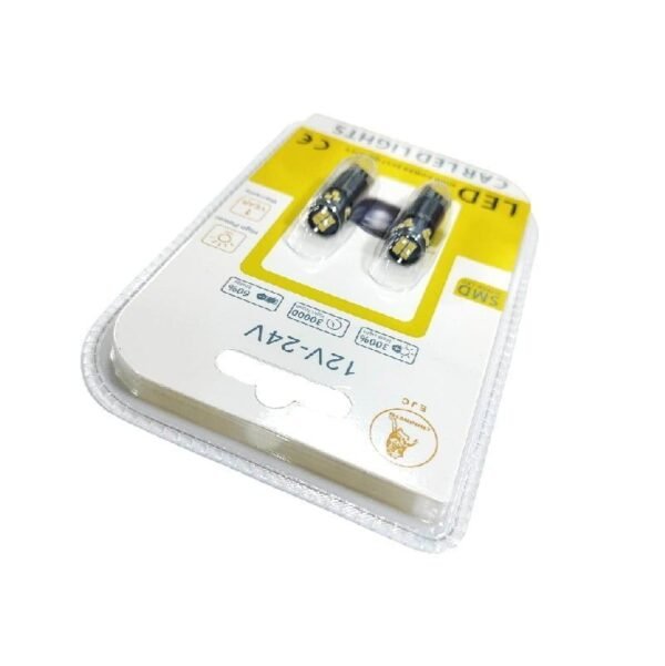 EJC Λάμπες Αυτοκινήτου T10-2016-18SMD 12v 2τμχ ψυχρό φως - LED light