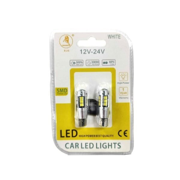 001101 EJC Λάμπες Αυτοκινήτου T10-4014-30 Led 12V-24 2τμχ ψυχρό φως – LED light