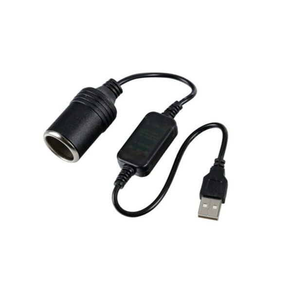 Rchang Μετασχηματιστής/Αντάπτορας Απο USB Σε Υποδοχή Με Φις Αναπτήρα 12-24V  W14258 - De Luxe Fused Cigarette Lighter Plug