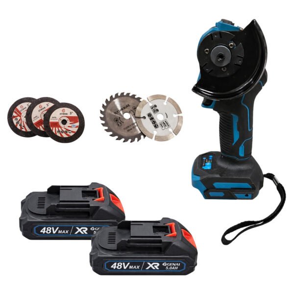 Genai Ασύρματος Γωνιακός Τροχός Μπαταρίας Brushless GN-721 48V - Cordless Brushless Angle Grinder