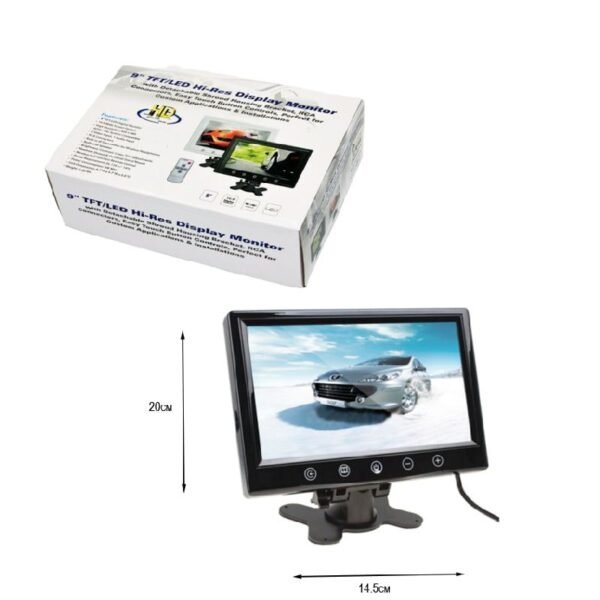 Οθόνη Αυτοκινήτου Monitor 9″ TFT/LED - 9” TFT/LED Hi-Res Display Monitor