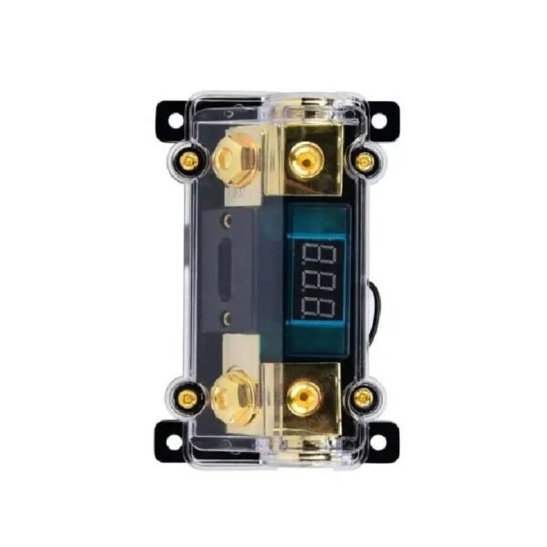 PerVoi Ασφαλειοθήκη με ψηφιακό βολτόμετρο CTC-387 - Digital Fuse Holder