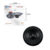 PerVoi Subwoofer Αυτοκινήτου 12″ 1500W CTC-S1261 - Active subwoofer  Subwoofer Αυτοκινήτου
