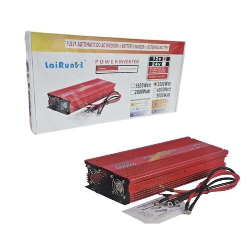 0163156 LaiRunH Inverter Αυτοκινήτου 3000W 12V – Power Inverter