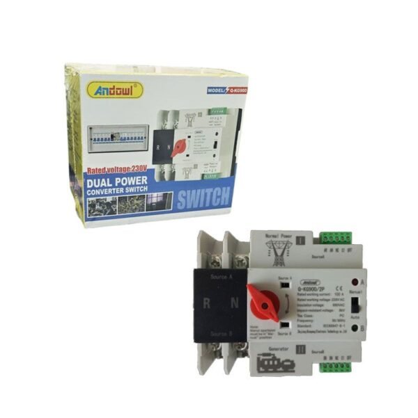 Andowl Διακόπτης διπλού μετατροπέα ισχύος Q-KG900 - Dual Power Converter Switch