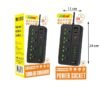 Andowl Πολύμπριζο 4 θέσεων με θύρες USB και Type-C 3000W Q-PX990 - Power Socket