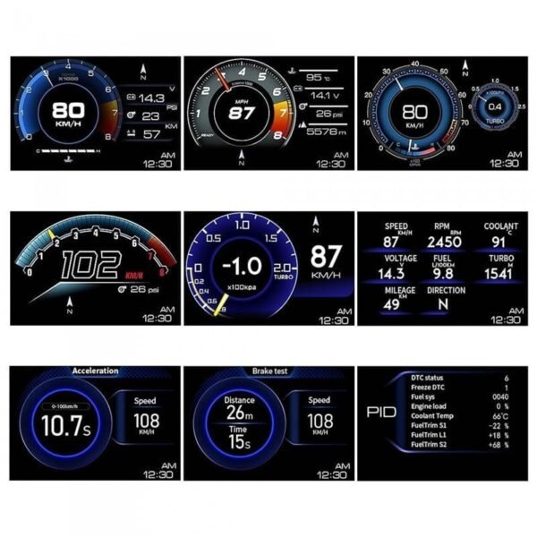 Διαγνωστικό αυτοκινήτου HUD με ψηφιακή οθόνη - Car HUB diagnostic with digital display