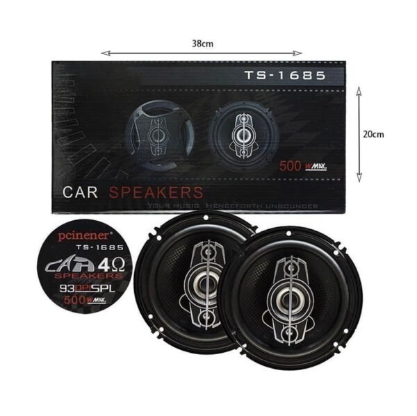 10566-5 Mingyuan Σετ Ηχεία Αυτοκινήτου TS-1685 16cm με 500Wmax - Car speakers amplifier