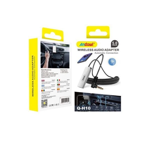 Andowl Bluetooth Car Kit Q-H10 για το Ταμπλό με USB Θύρα Φόρτισης