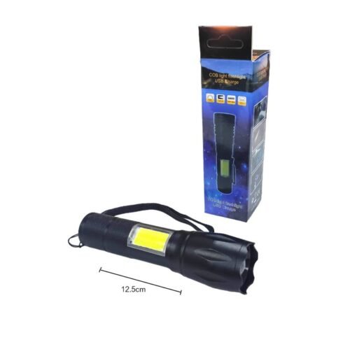 15527-1 Επαναφορτιζόμενος Φακός LED - COB light flashlight
