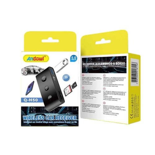 218156 Andowl Ασύρματος Δέκτης Αυτοκινήτου Q-H50 Bluetooth– Wireless Car Receiver