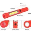 Φακός μπαταρίας LED Mini - Ράβδος - 909A - 219095 - Red