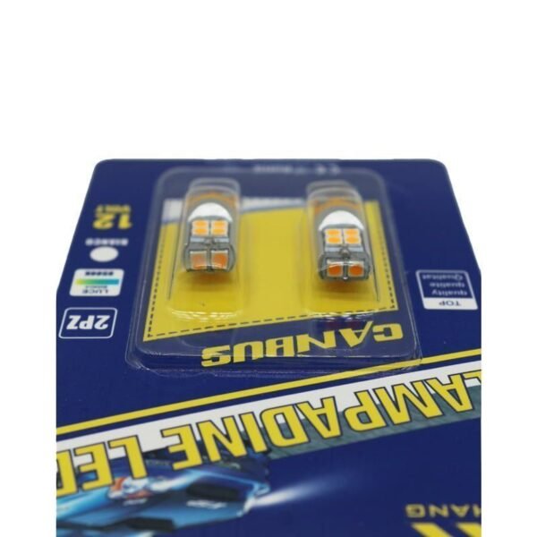 Rchang LED Φώτα αυτοκινήτου Canbus T10 Κίτρινο 12V