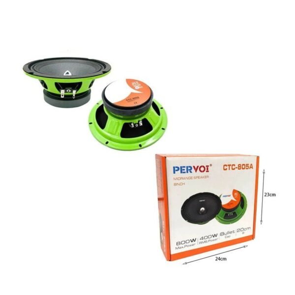 68264-3 PerVoi Ηχείο Αυτοκινήτου Midrange 20cm 800W CTC-805A - Drive Midrange Car Speaker