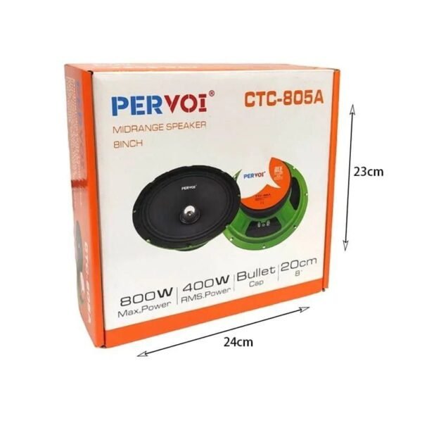 68264-4 PerVoi Ηχείο Αυτοκινήτου Midrange 20cm 800W CTC-805A - Drive Midrange Car Speaker