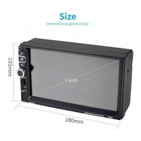PerVoi Οθόνη αυτοκινήτου 7" HD αφής 2 Din CTC-7030 - Autoradio 2 Din Touch Screen FM USB AUX Bluetooth