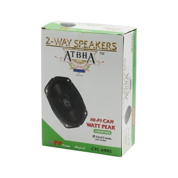 Ηχείο Αυτοκινήτου 1000W 16*23mm CTC-6905 1τμχ - ATBHA 2-Way speakers