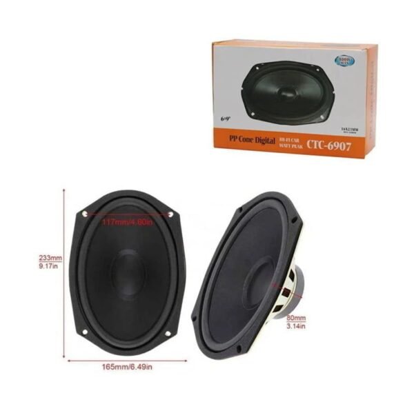 Fony Ηχείο Αυτοκινήτου 6*9″ 80W CTC-6907 - Car Speaker PP Cone Digital