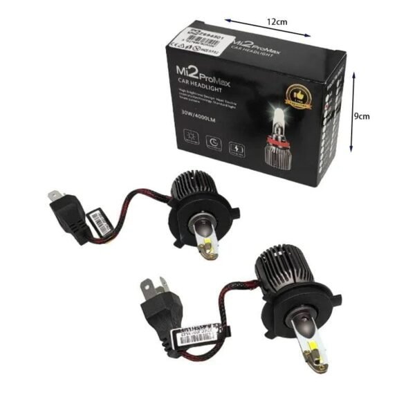 Mi2ProMax φώτα αυτοκινήτου H4 12v 30W/4000LM - Car headlight