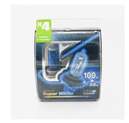 HNG Λάμπες Αλογόνου Τύπου Xenon 60/55w 12v H4 5500k 2τμχ - Halogen Lamp Super White 2pcs