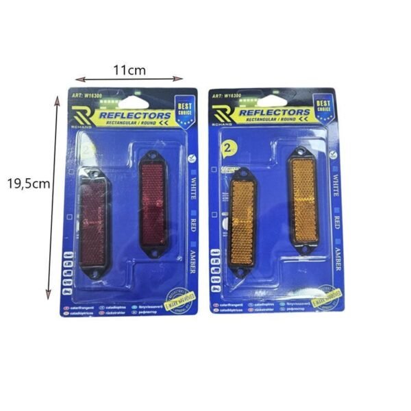 0111674-1 Rchang Ανακλαστήρες 2τμχ W16300 - Round Reflectors 2pcs