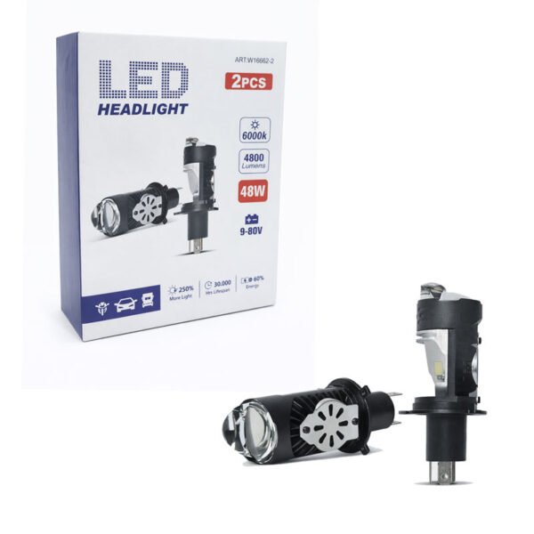 0111786 Λάμπες Αυτοκινήτου LED Headlight 48W H4 Σετ 2 Τεμαχίων - LED Headlight Bulbs