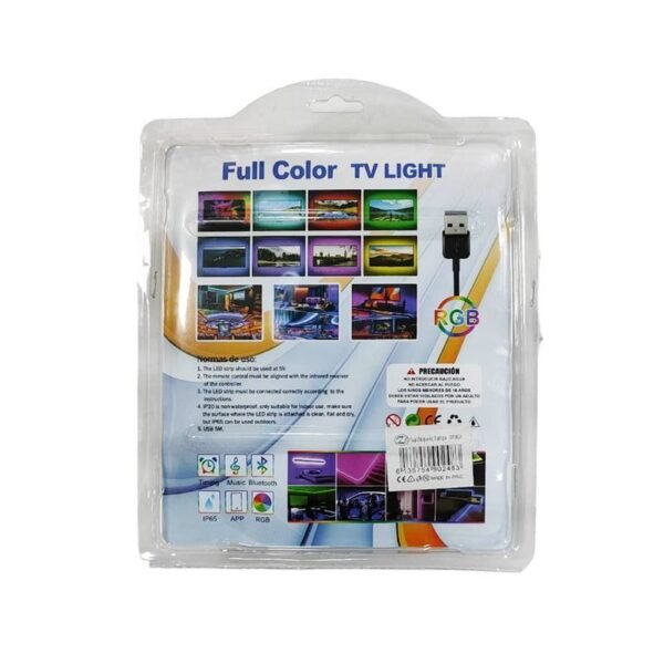 012001-2 Ταινία Led για τηλεόραση RGB ΙΡ65 5Μ - Full color TV light