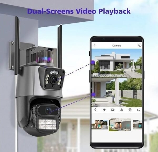 IP Κάμερα Παρακολούθησης 6MP Full HD+ με Αμφίδρομη Επικοινωνία και Φακό  - Surveillance Camera