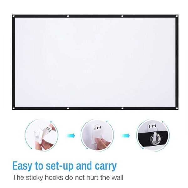 Πανί Προβολής 100 Ιντσών - Χειροκίνητη Οθόνη Projector
