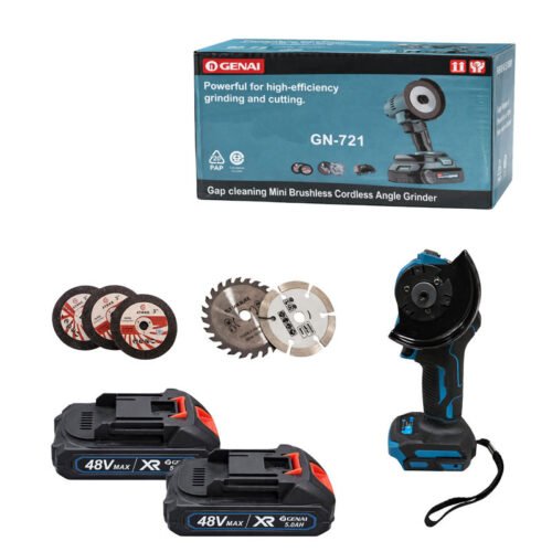 Genai Ασύρματος Γωνιακός Τροχός Μπαταρίας Brushless GN-721 48V - Cordless Brushless Angle Grinder