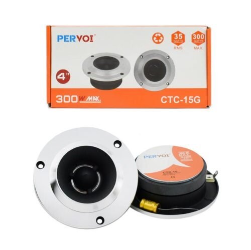 014412 PerVoi Σετ Tweeter Αυτοκινήτου Στρογγυλά 4″ 300W CTC-15G - Car Tweeter Set