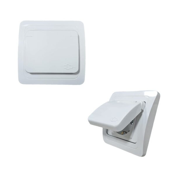 0175027 Songrui Πρίζα Τοίχου με Καπάκι - Wall Socket with Cover