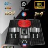 020300-1 Ηλιακή κάμερα ασφαλείας IP τετραπλή - 4G - Security Camera - S13 - 020300