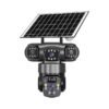 Ηλιακή κάμερα ασφαλείας IP τριπλή - 4G - Security Camera - Q20 - 020331