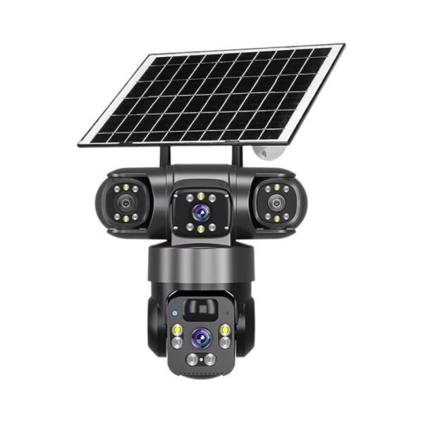 Ηλιακή κάμερα ασφαλείας IP τριπλή - 4G - Security Camera - Q20 - 020331