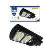 0274013 Jortan Led Αδιάβροχο Ηλιακό Φωτιστικό Δρόμου 100W με Ανιχνευτή Κίνησης Και Τηλεχειριστήριο IP66 6500K - Solar Street Lamp