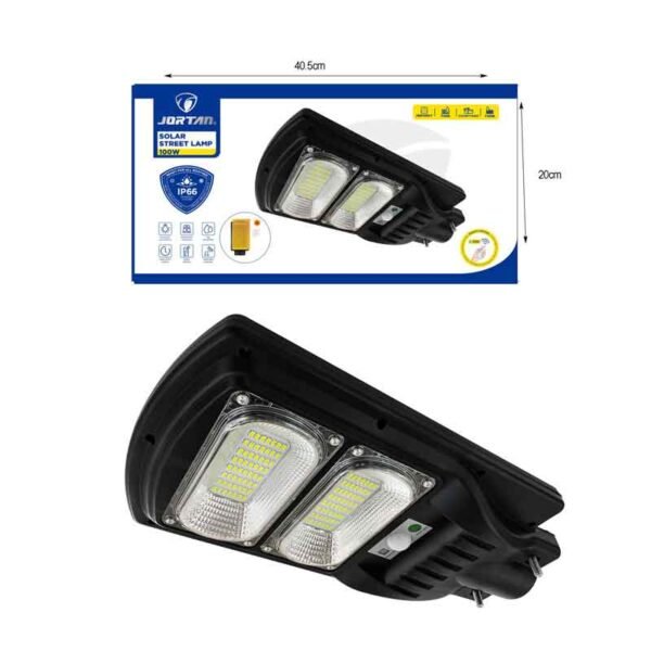 0274013-2 Ηλιακό φωτιστικό δρόμου LED 100W με ανιχνευτή κίνησης