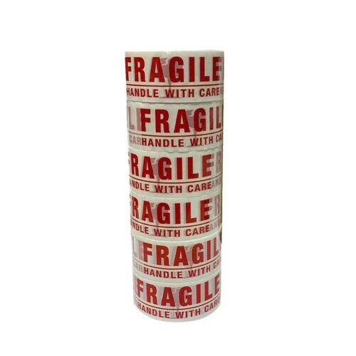 034043 Κόλλητη Ταινία Εύθραυστο "FRAGILE Handle With Care" - Fragile Packing Tape