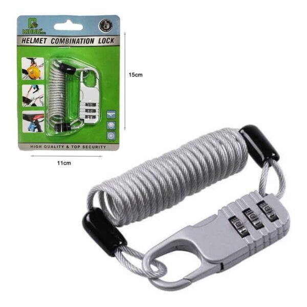 040012-1 Kihuu Lock Λουκέτο με Συνδυασμό - Helmet Combination Lock