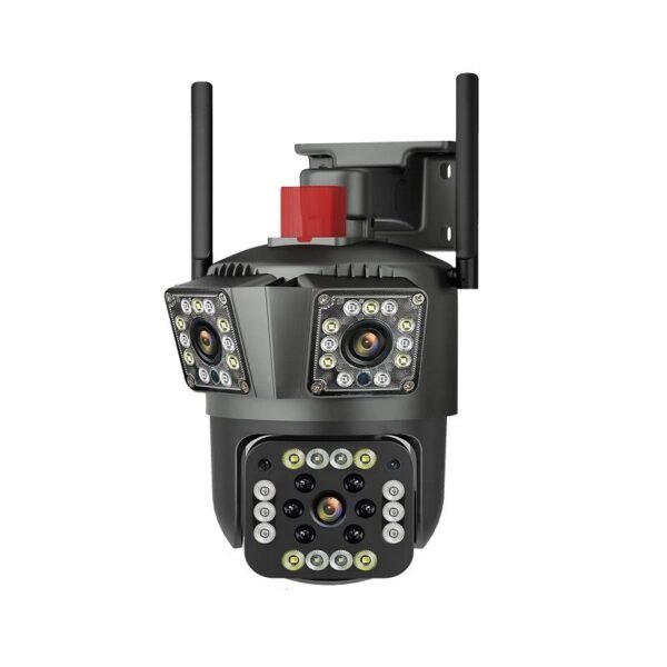 080050 Κάμερα ασφαλείας IP - Triple - WiFi - V380 - 080050