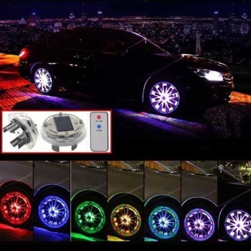 10104 Διακοσμητικά φωτιστικά τροχών 4τμχ XF369 - Car wheel lights