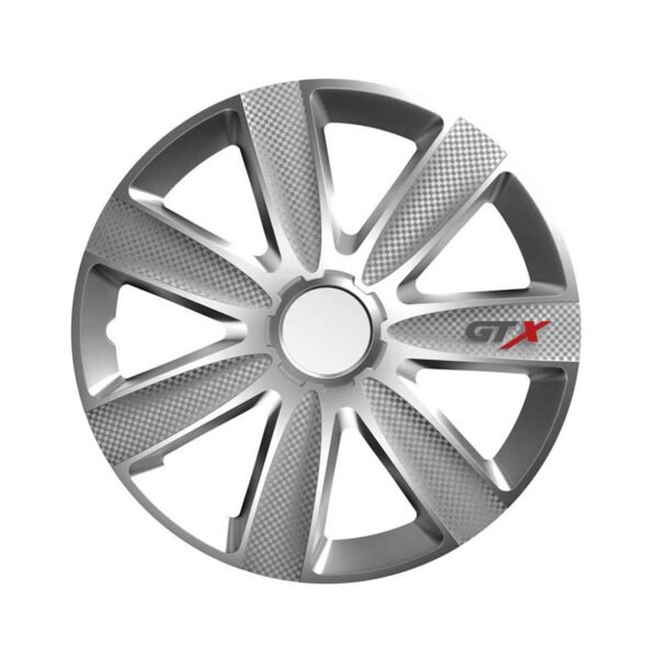 Versaco Σετ Τάσια Αυτοκινήτου 4τμχ 14" Ασημί - Wheel Covers