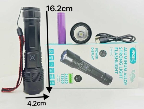 123569-1 Επαναφορτιζόμενος φακός LED - FA-622 - 123569