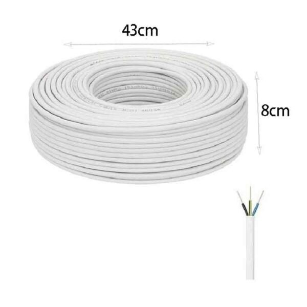 148264-2 Καλώδιο ρεύματος 3x2.5mm² 100m για ασφαλή σύνδεση