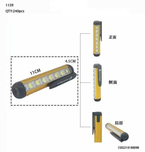 180098-1 Φακός LED μπαταρίας - Mini - 1159 - 180098