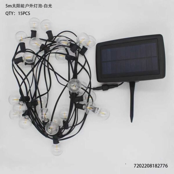 182776-1 Ηλιακό σετ φωτισμού LED 5m - διακοσμητικό και οικονομικό