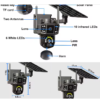 Ηλιακή κάμερα ασφαλείας IP - Dual - Solar Security Camera - V380-P38F-4G - 300075